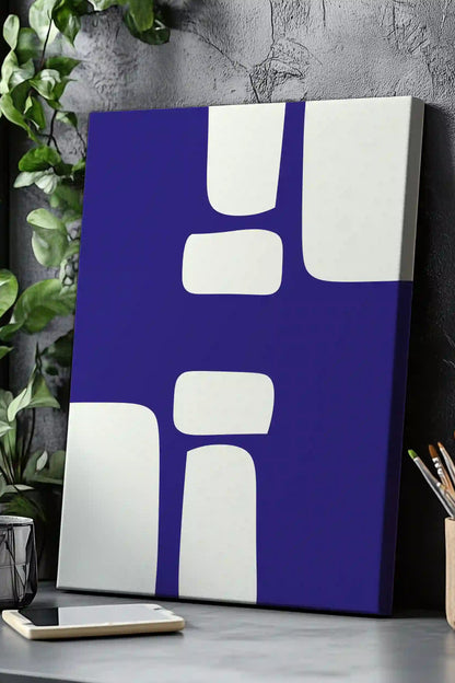 Obraz na płótnie „Minimalistyczna abstrakcja 2 – delikatność geometrii”
