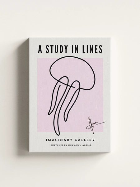 Obraz na płótnie One Line Art Meduza