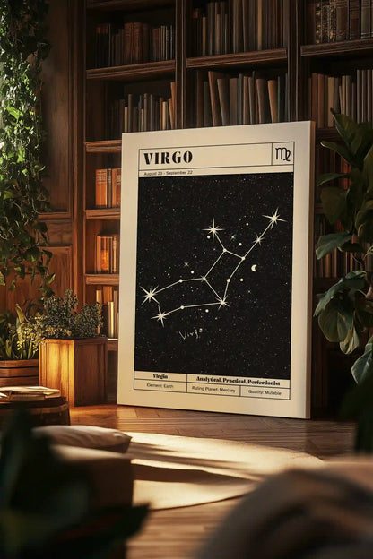 Obraz na płótnie "Panna" Aura Virgo konstelacja gwiazd