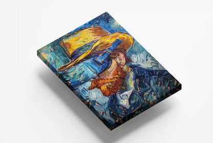Obraz na płótnie Vincent van Gogh portret virtual reality