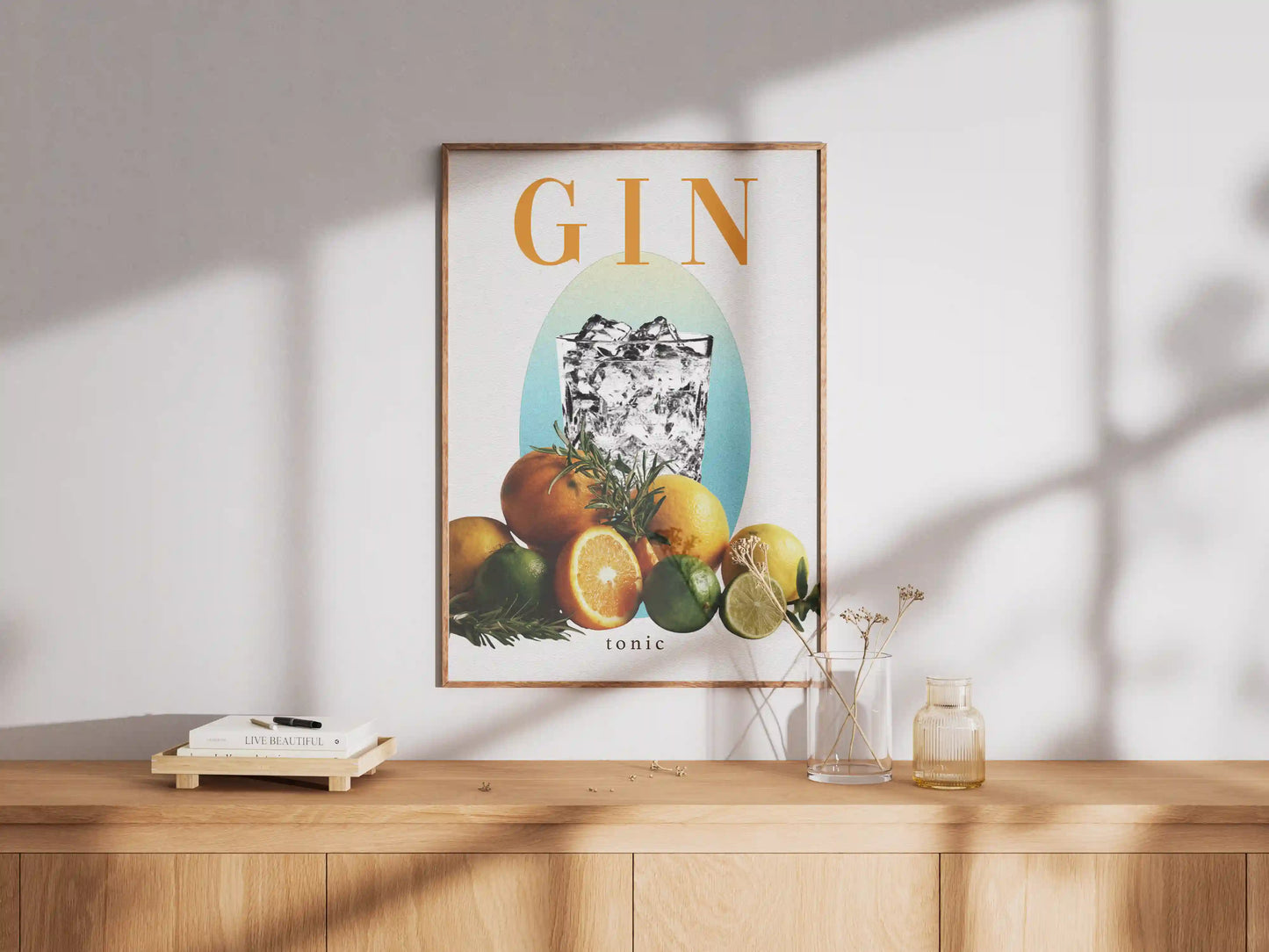 Plakat Napój Drink Gin Tonic