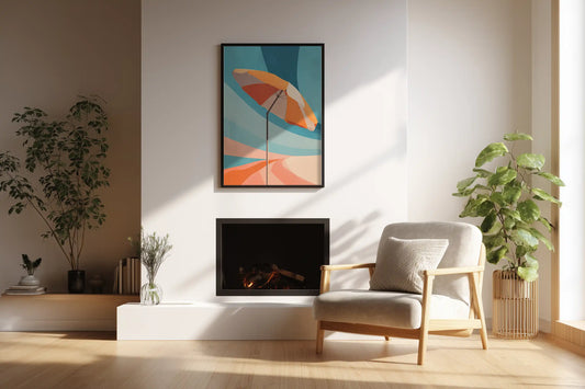 Plakat Under the Orange Sky
