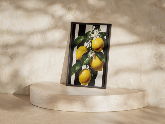 Plakat botaniczny cytryny 4 Lemons
