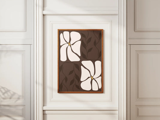 Plakat botaniczny kwiatowy Noctrune Floral