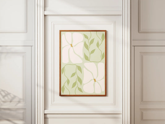 Plakat botaniczny kwiatowy Whispers of Spring