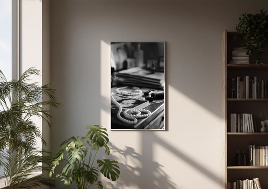 Plakat czarno-biały Monochrome Rituals