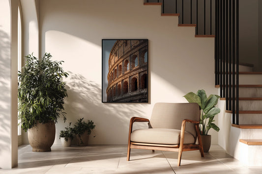 Plakat z krajobrazem Colosseum