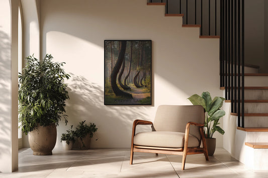 Plakat z krajobrazem Crooked Harmony