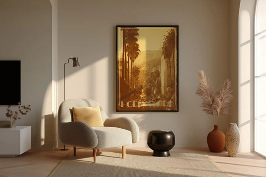 Plakat z krajobrazem Sunset Boulevard Dreams