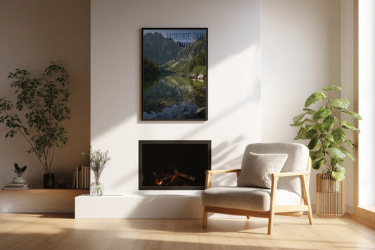 Plakat z krajobrazem Tatra Mountains