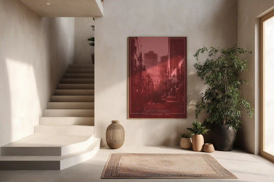 Plakat z krajobrazem Tokyo Pulse