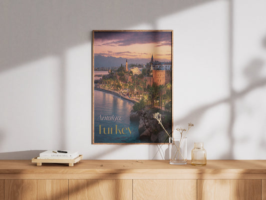 Plakat z krajobrazem Turkey