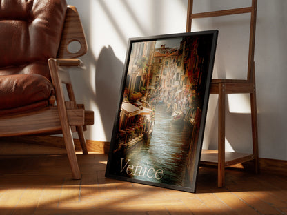 Plakat z krajobrazem Venice