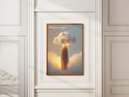 Plakat z napisami Marzenie