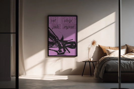 Plakat z pasją Boots & Balance