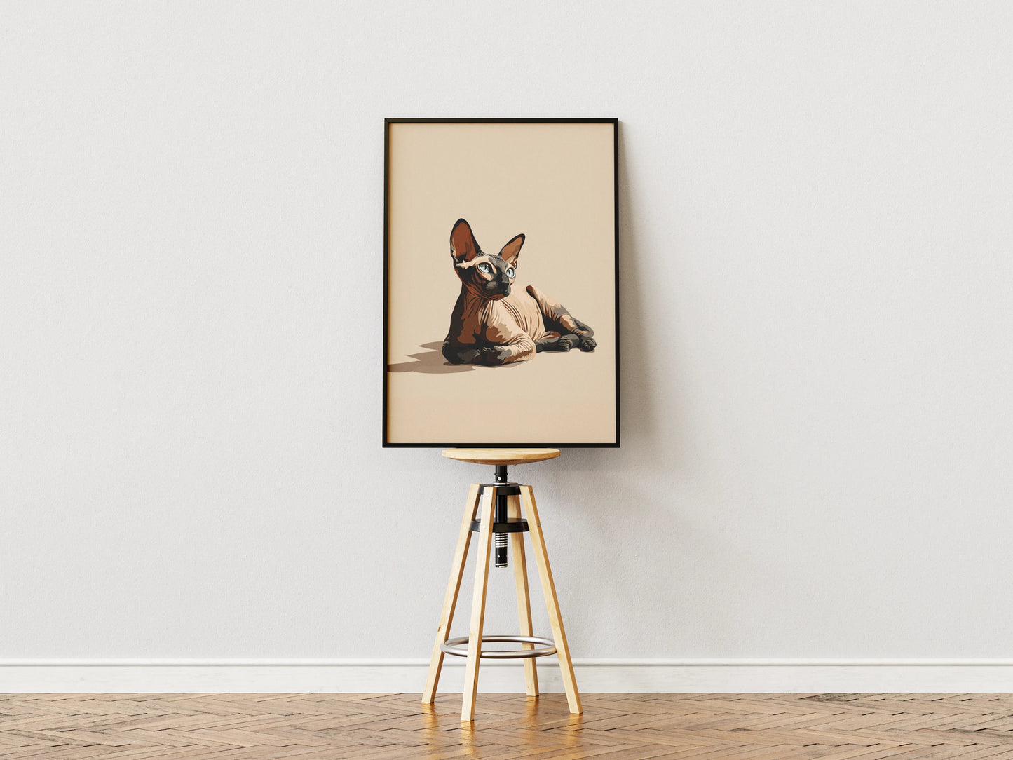 Plakat zwierzęcy Naked Nobility