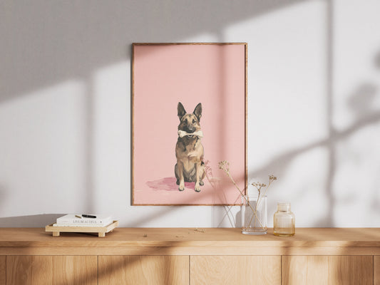 Plakat zwierzęcy Pink Guard