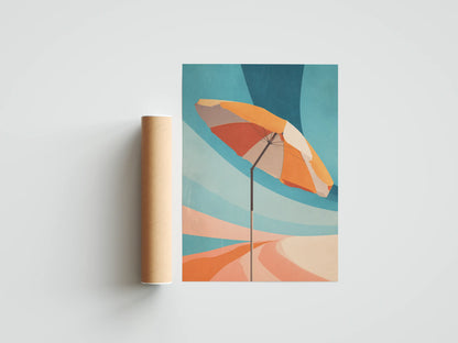 Plakat Under the Orange Sky