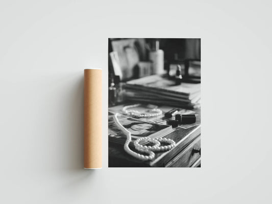 Plakat czarno-biały Monochrome Rituals