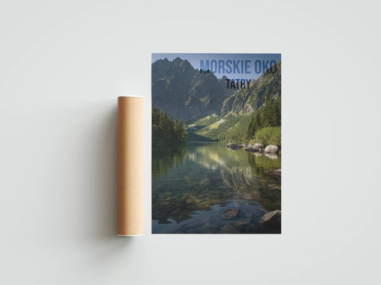 Plakat z krajobrazem Tatra Mountains