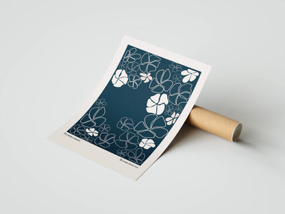 Plakat botaniczny kwiatowy Bloom With Me