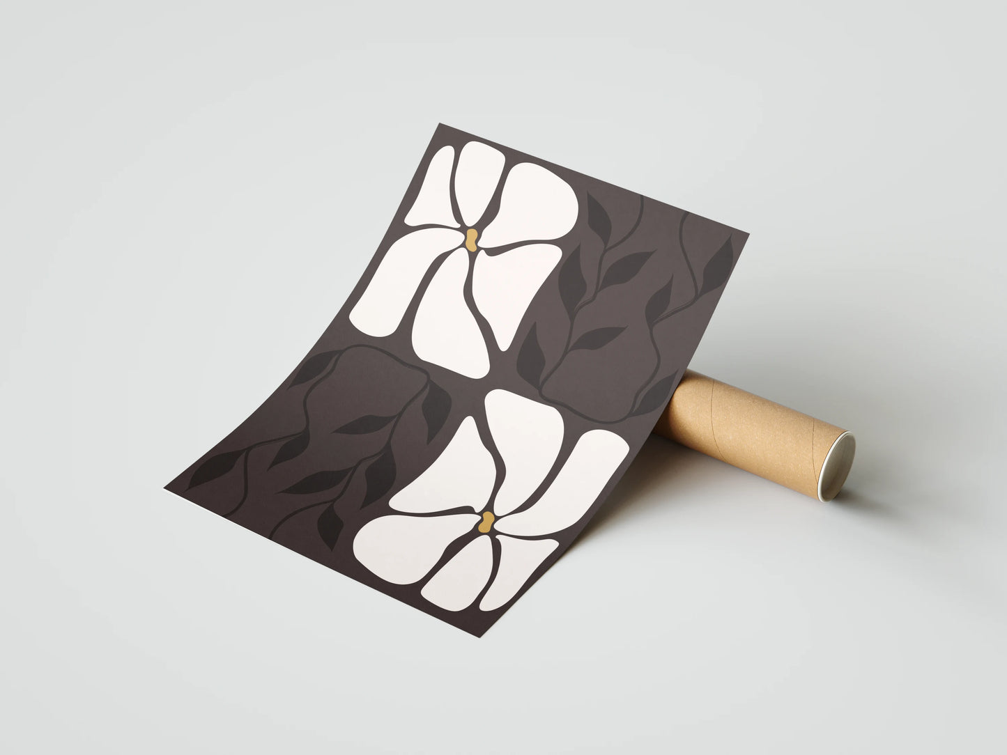 Plakat botaniczny kwiatowy Noctrune Floral