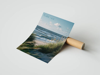 Plakat z krajobrazem Baltic Sea