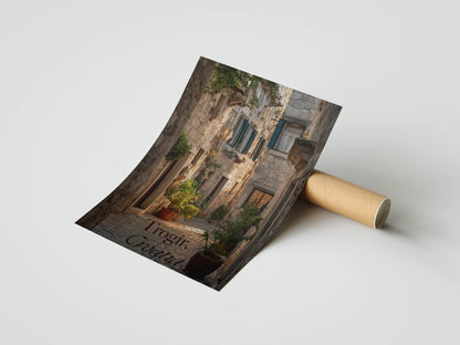 Plakat z krajobrazem Croatia