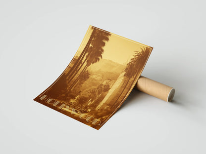 Plakat z krajobrazem Sunset Boulevard Dreams