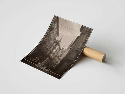 Plakat z krajobrazem Via della Storia