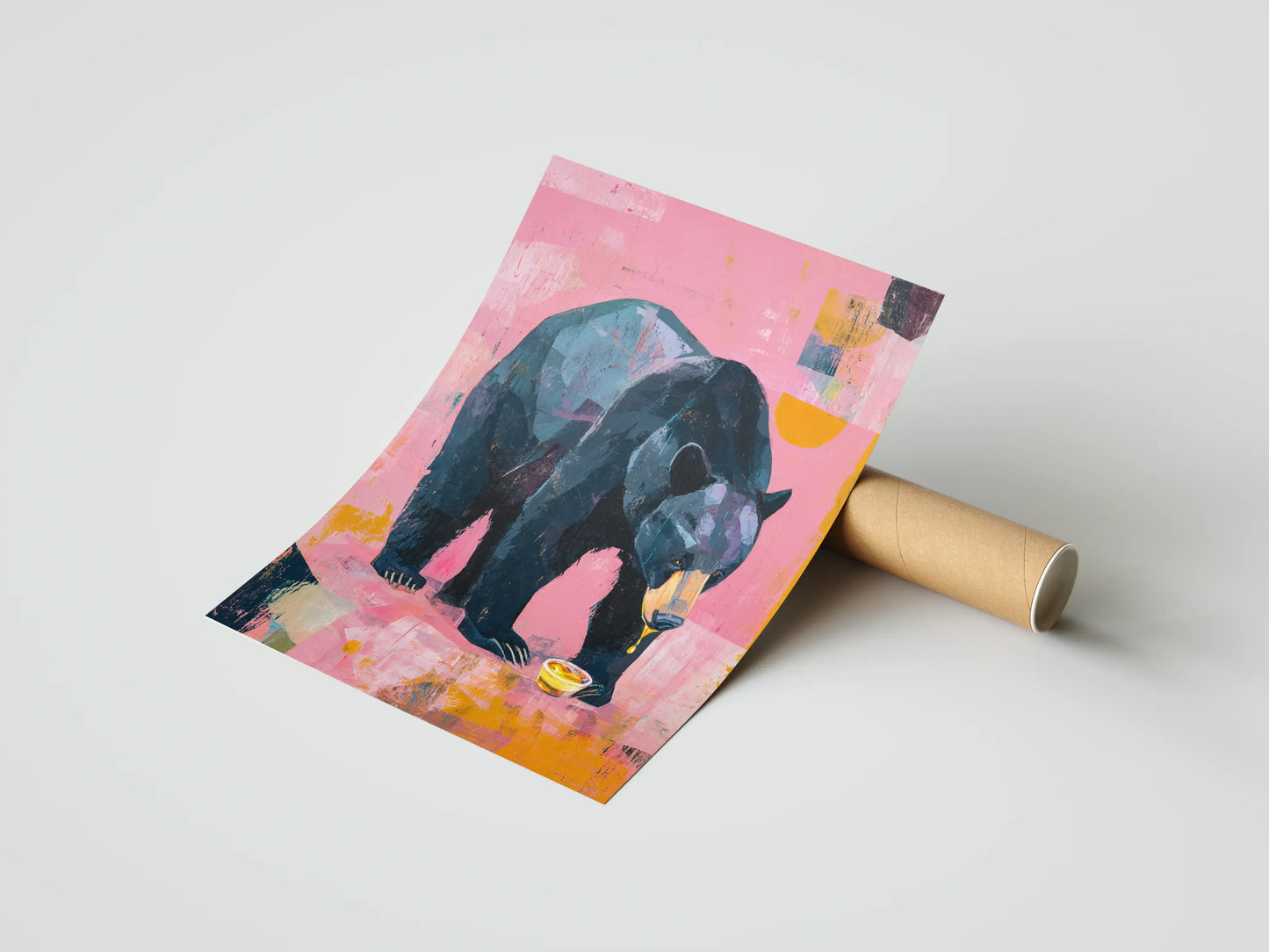 Plakat zwierzęcy Honey Pause