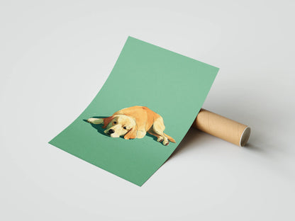 Plakat zwierzęcy Soft Watcher
