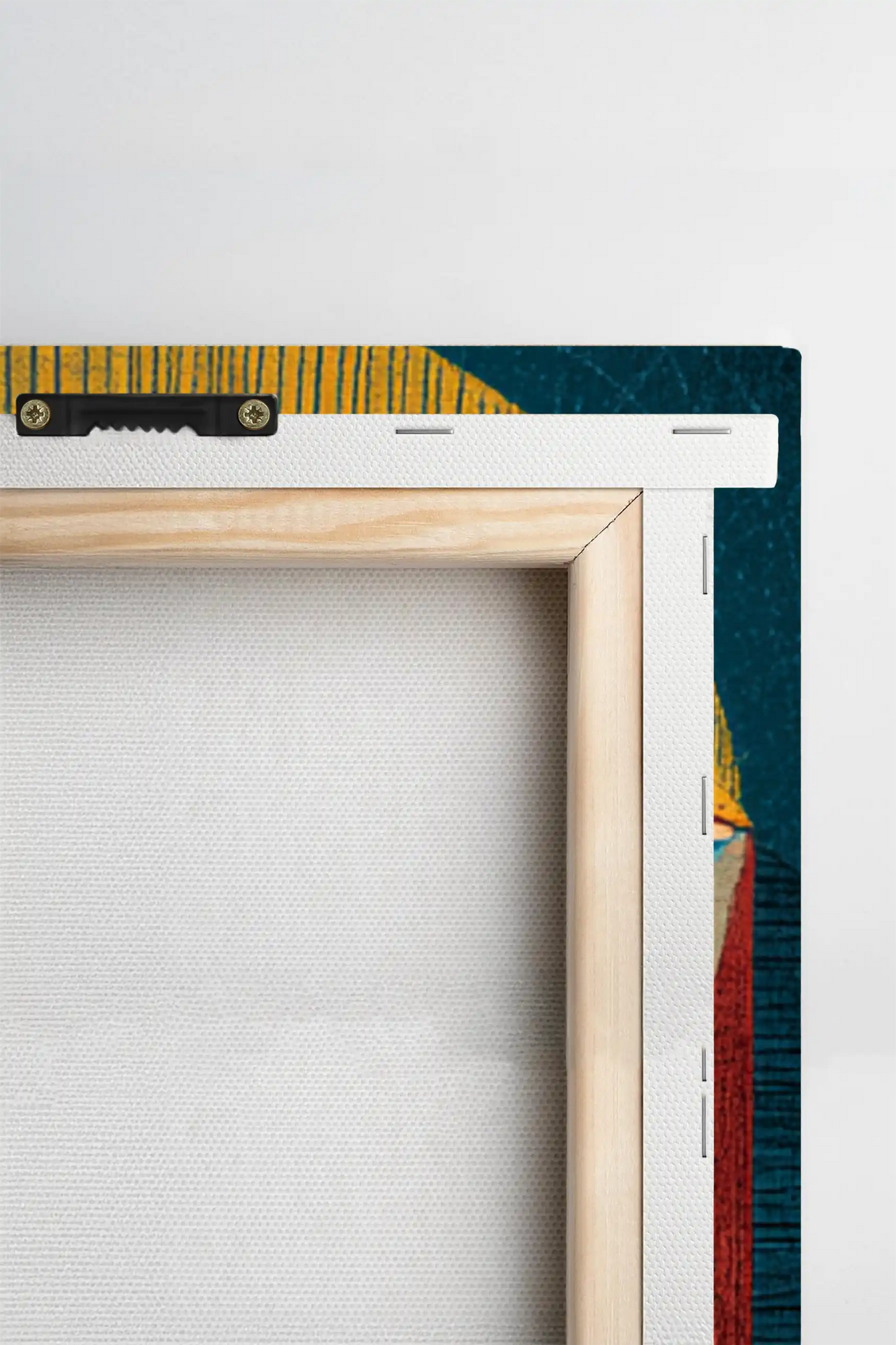 Obraz na płótnie — abstrakcyjna twarz w stylu kubistycznym