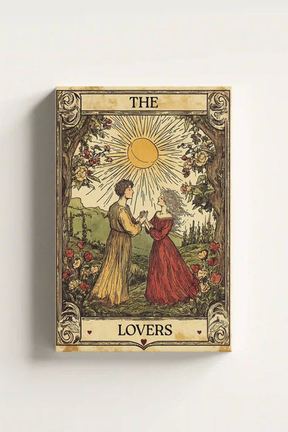 Obraz na płótnie kochankowie Tarot The Lovers