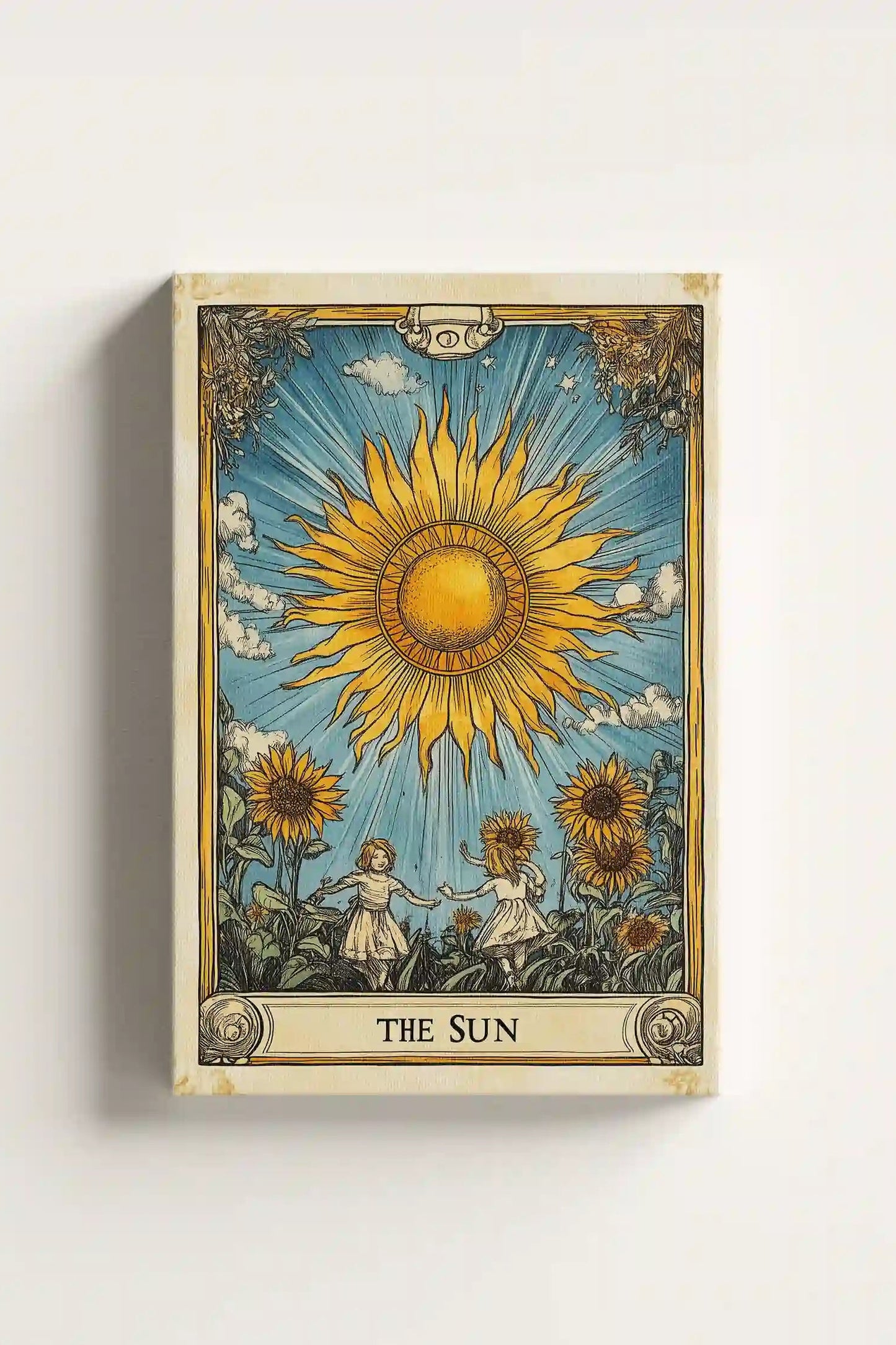 Obraz na płótnie słońce Tarot The Sun