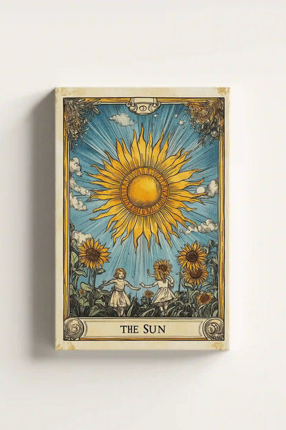 Obraz na płótnie słońce Tarot The Sun