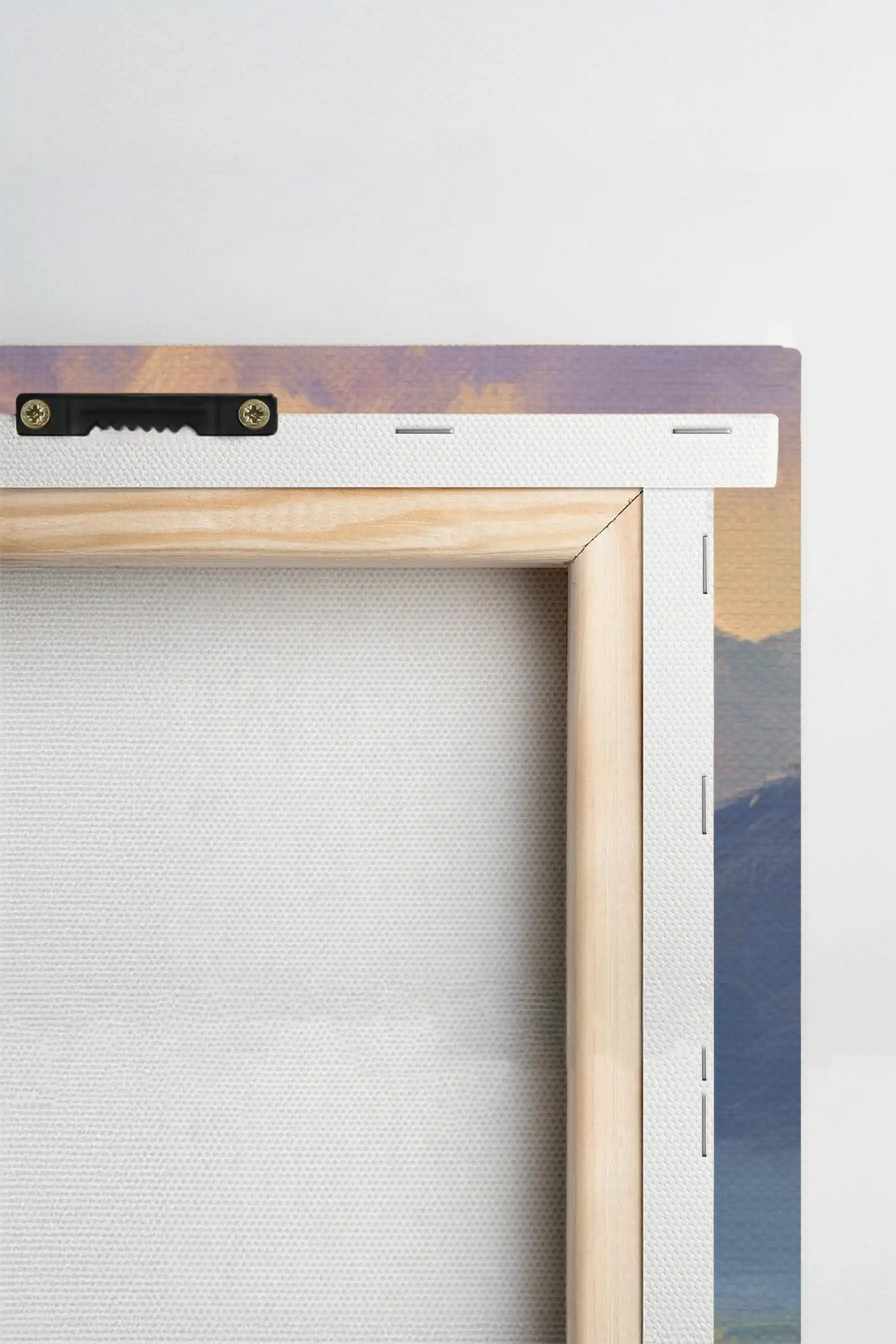 Obraz na płótnie — pejzaż z górami i strumieniem